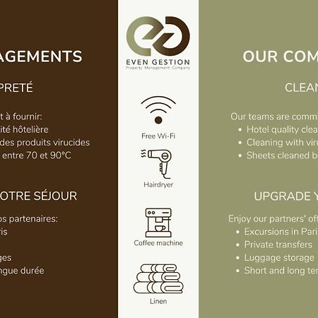 Studio 4P Calme/Full Equipped/Charonne/Perelachese 파리 외부 사진